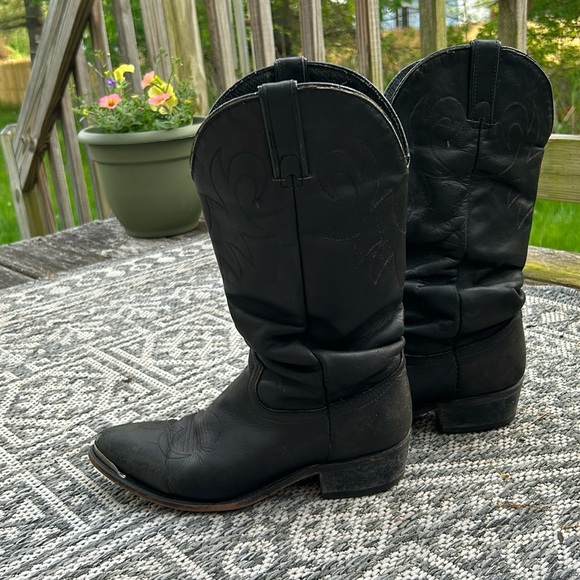 DURANGO Pull On 13" Tall Western Cowgirl Boot Sz 8 - Picture 2 of 4